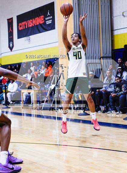 Thumbnail 1 in Holy Cross vs Achievement First (City Is Mine HS Classic) photogallery.