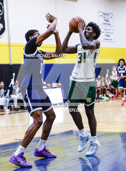 Thumbnail 3 in Holy Cross vs Achievement First (City Is Mine HS Classic) photogallery.