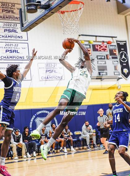 Thumbnail 3 in Holy Cross vs Achievement First (City Is Mine HS Classic) photogallery.