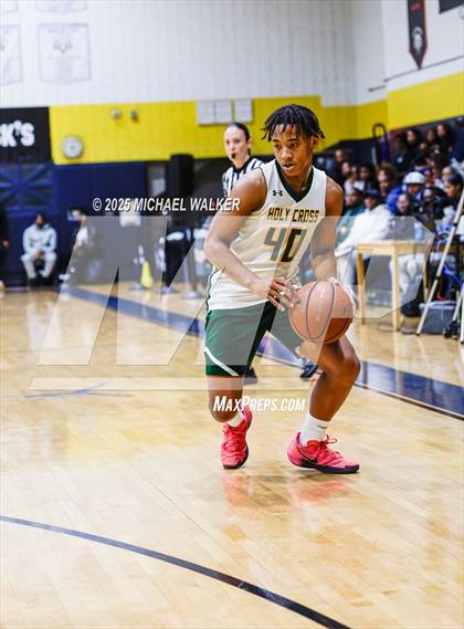 Thumbnail 2 in Holy Cross vs Achievement First (City Is Mine HS Classic) photogallery.