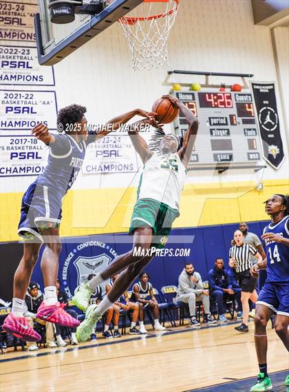 Thumbnail 2 in Holy Cross vs Achievement First (City Is Mine HS Classic) photogallery.