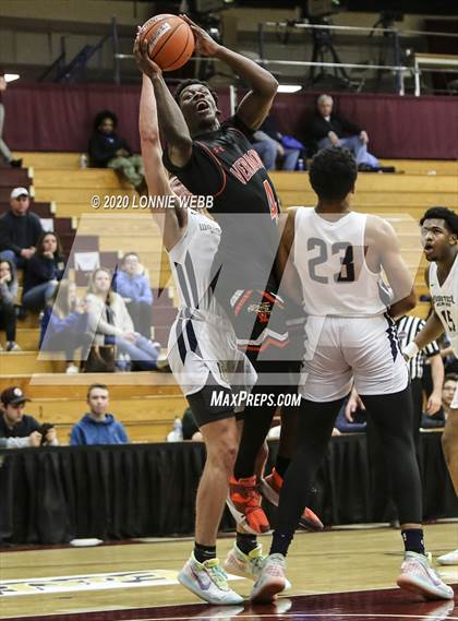Thumbnail 3 in Woodstock Academy vs Vermont Academy (Spalding Hoophall Classic) photogallery.