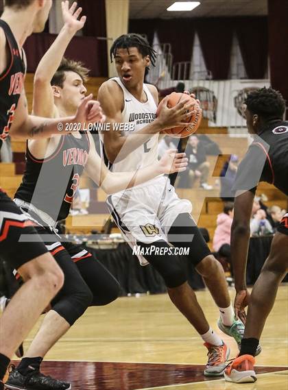 Thumbnail 3 in Woodstock Academy vs Vermont Academy (Spalding Hoophall Classic) photogallery.