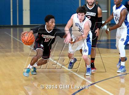 Thumbnail 3 in Alexander vs Seton Hall Prep (Rotary Roundball Classic) photogallery.