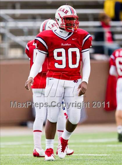 Thumbnail 3 in Lamar vs. Pearland (5A Region III Division I Regional) photogallery.