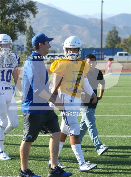 Thumbnail 1 in Fillmore vs. Oak Park (Scrimmage) photogallery.