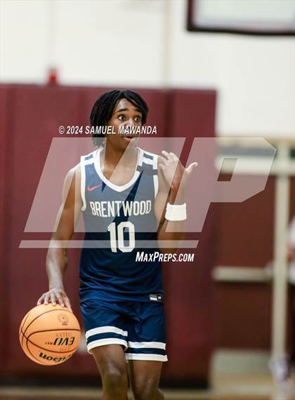 Thumbnail 2 in Brentwood School vs Simi Valley (Annual Bob Hawking Simi Valley Tip-Off Classic) photogallery.