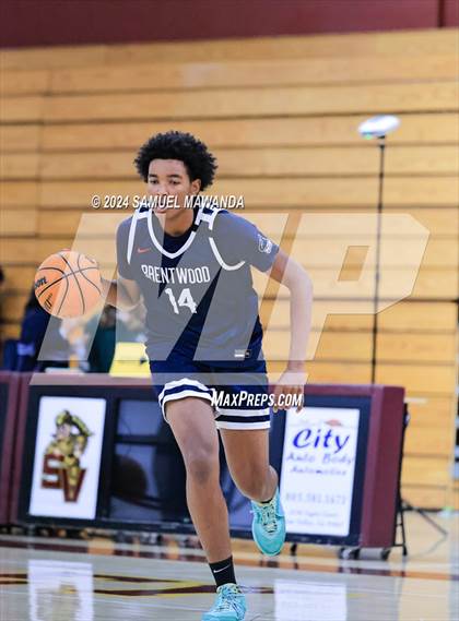 Thumbnail 2 in Brentwood School vs Simi Valley (Annual Bob Hawking Simi Valley Tip-Off Classic) photogallery.