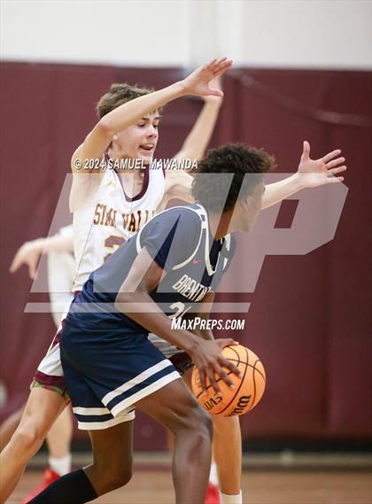 Thumbnail 2 in Brentwood School vs Simi Valley (Annual Bob Hawking Simi Valley Tip-Off Classic) photogallery.