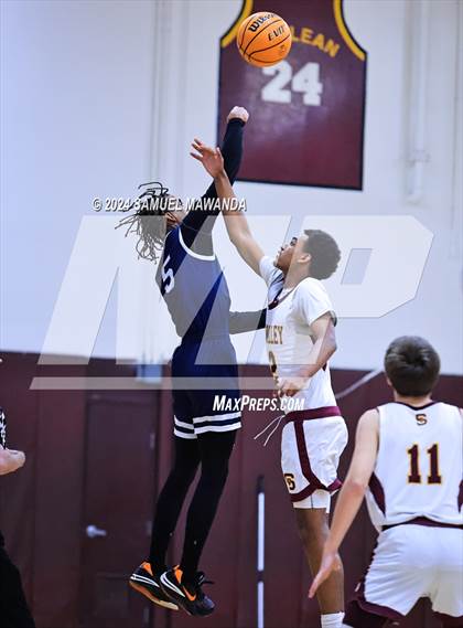 Thumbnail 3 in Brentwood School vs Simi Valley (Annual Bob Hawking Simi Valley Tip-Off Classic) photogallery.