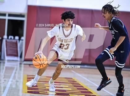 Thumbnail 1 in Brentwood School vs Simi Valley (Annual Bob Hawking Simi Valley Tip-Off Classic) photogallery.