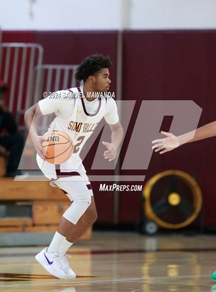 Thumbnail 3 in Brentwood School vs Simi Valley (Annual Bob Hawking Simi Valley Tip-Off Classic) photogallery.