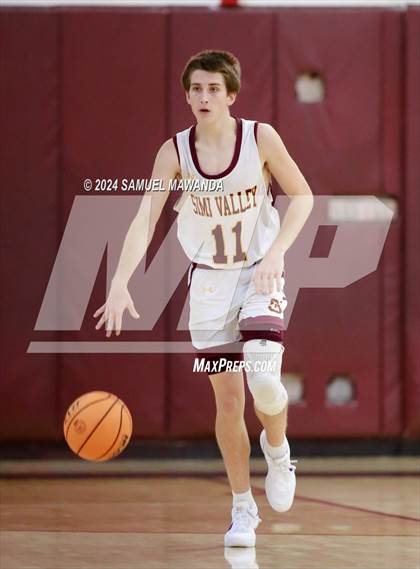 Thumbnail 1 in Brentwood School vs Simi Valley (Annual Bob Hawking Simi Valley Tip-Off Classic) photogallery.