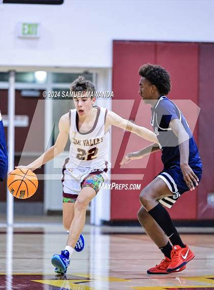 Thumbnail 2 in Brentwood School vs Simi Valley (Annual Bob Hawking Simi Valley Tip-Off Classic) photogallery.