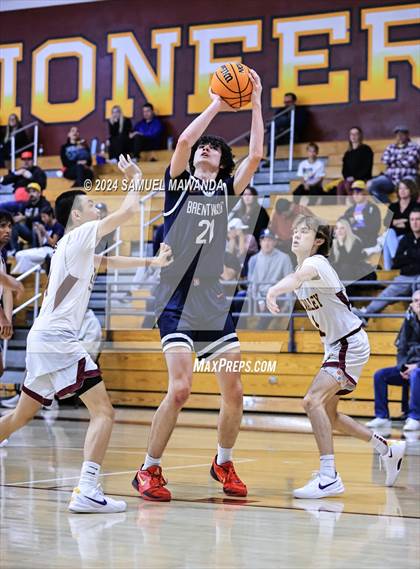 Thumbnail 3 in Brentwood School vs Simi Valley (Annual Bob Hawking Simi Valley Tip-Off Classic) photogallery.