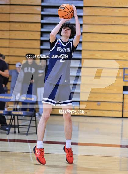 Thumbnail 3 in Brentwood School vs Simi Valley (Annual Bob Hawking Simi Valley Tip-Off Classic) photogallery.