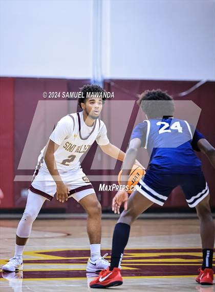 Thumbnail 1 in Brentwood School vs Simi Valley (Annual Bob Hawking Simi Valley Tip-Off Classic) photogallery.