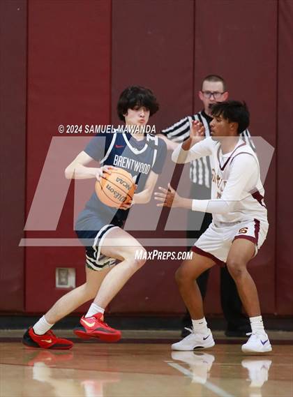 Thumbnail 1 in Brentwood School vs Simi Valley (Annual Bob Hawking Simi Valley Tip-Off Classic) photogallery.