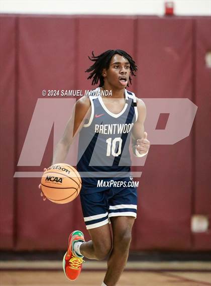 Thumbnail 1 in Brentwood School vs Simi Valley (Annual Bob Hawking Simi Valley Tip-Off Classic) photogallery.