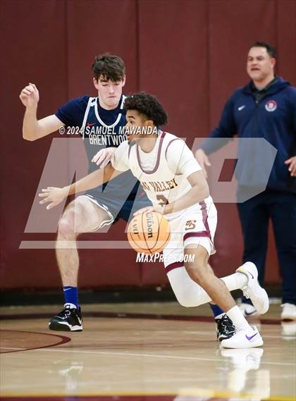 Thumbnail 1 in Brentwood School vs Simi Valley (Annual Bob Hawking Simi Valley Tip-Off Classic) photogallery.