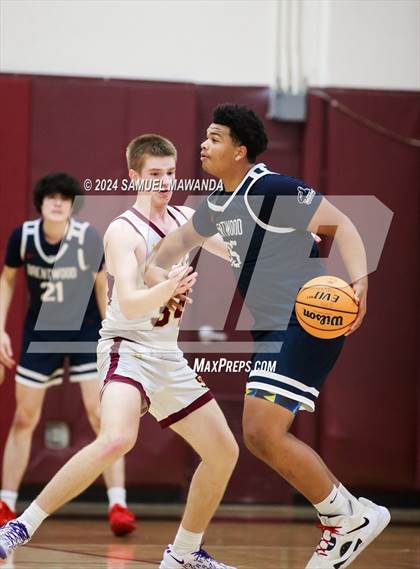 Thumbnail 1 in Brentwood School vs Simi Valley (Annual Bob Hawking Simi Valley Tip-Off Classic) photogallery.