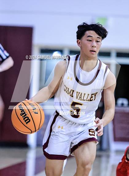 Thumbnail 2 in Brentwood School vs Simi Valley (Annual Bob Hawking Simi Valley Tip-Off Classic) photogallery.