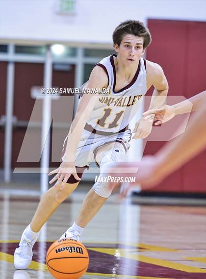 Thumbnail 3 in Brentwood School vs Simi Valley (Annual Bob Hawking Simi Valley Tip-Off Classic) photogallery.