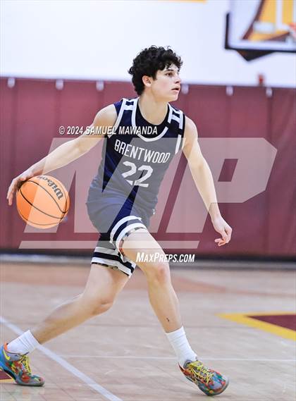 Thumbnail 1 in Brentwood School vs Simi Valley (Annual Bob Hawking Simi Valley Tip-Off Classic) photogallery.