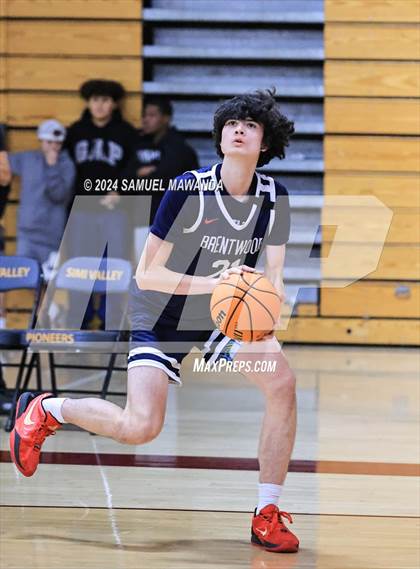 Thumbnail 1 in Brentwood School vs Simi Valley (Annual Bob Hawking Simi Valley Tip-Off Classic) photogallery.