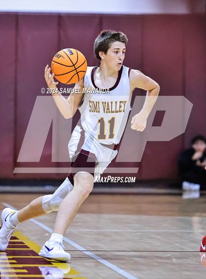 Thumbnail 3 in Brentwood School vs Simi Valley (Annual Bob Hawking Simi Valley Tip-Off Classic) photogallery.