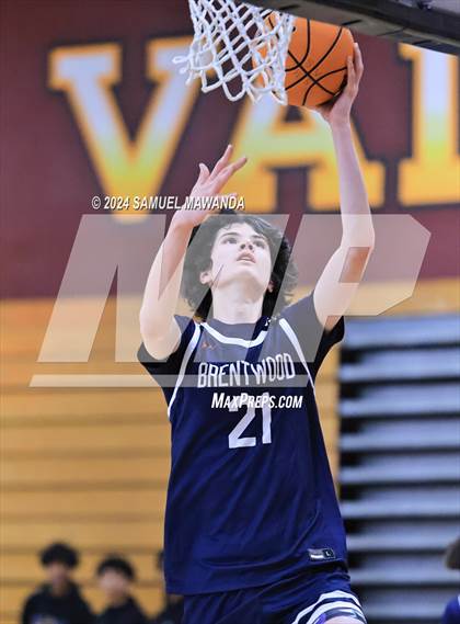 Thumbnail 2 in Brentwood School vs Simi Valley (Annual Bob Hawking Simi Valley Tip-Off Classic) photogallery.