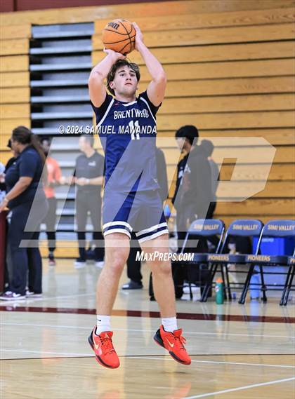 Thumbnail 1 in Brentwood School vs Simi Valley (Annual Bob Hawking Simi Valley Tip-Off Classic) photogallery.