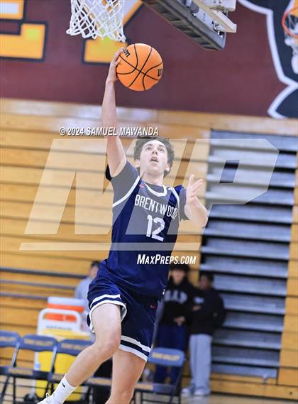Thumbnail 3 in Brentwood School vs Simi Valley (Annual Bob Hawking Simi Valley Tip-Off Classic) photogallery.