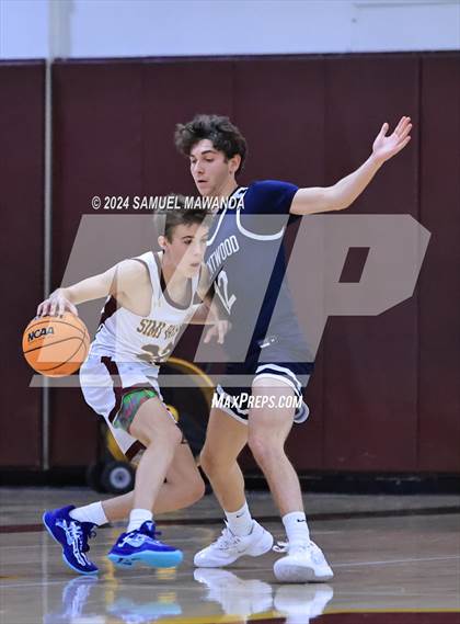Thumbnail 3 in Brentwood School vs Simi Valley (Annual Bob Hawking Simi Valley Tip-Off Classic) photogallery.