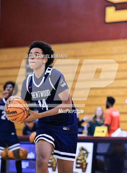 Thumbnail 3 in Brentwood School vs Simi Valley (Annual Bob Hawking Simi Valley Tip-Off Classic) photogallery.