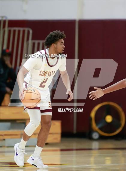 Thumbnail 2 in Brentwood School vs Simi Valley (Annual Bob Hawking Simi Valley Tip-Off Classic) photogallery.