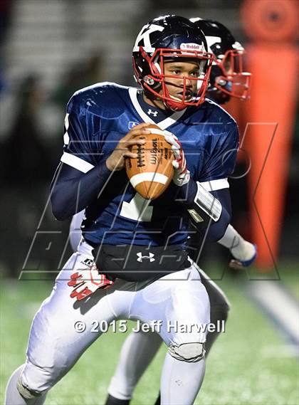 Thumbnail 3 in John F. Kennedy Catholic vs. Mogadore (OHSAA Division VII Final) photogallery.