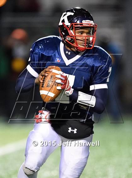 Thumbnail 2 in John F. Kennedy Catholic vs. Mogadore (OHSAA Division VII Final) photogallery.