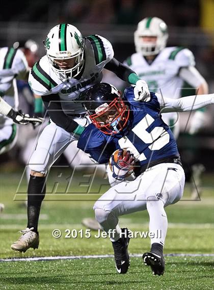 Thumbnail 1 in John F. Kennedy Catholic vs. Mogadore (OHSAA Division VII Final) photogallery.