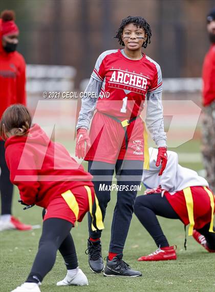 Thumbnail 2 in Hillgrove vs. Archer (GHSA Flag-Football 7A Semifinal) photogallery.