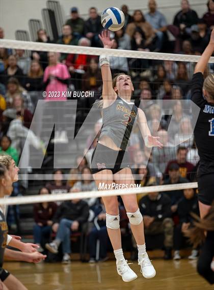 Thumbnail 3 in Marian vs. Mercy (MHSAA Division 1 Quadrant 4 Quarterfinal) photogallery.