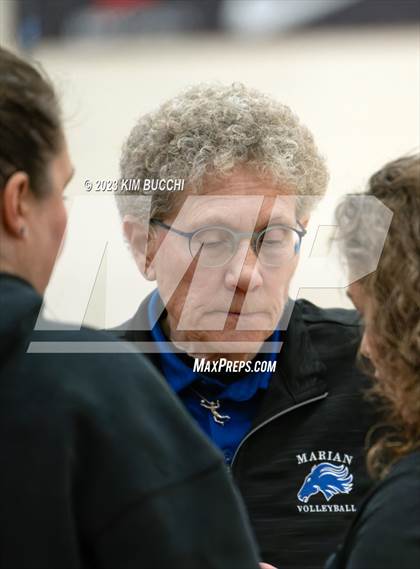 Thumbnail 1 in Marian vs. Mercy (MHSAA Division 1 Quadrant 4 Quarterfinal) photogallery.