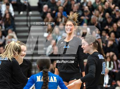 Thumbnail 2 in Marian vs. Mercy (MHSAA Division 1 Quadrant 4 Quarterfinal) photogallery.
