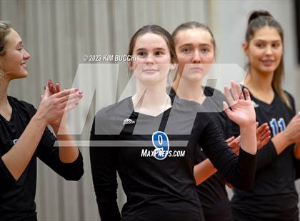 Thumbnail 1 in Marian vs. Mercy (MHSAA Division 1 Quadrant 4 Quarterfinal) photogallery.