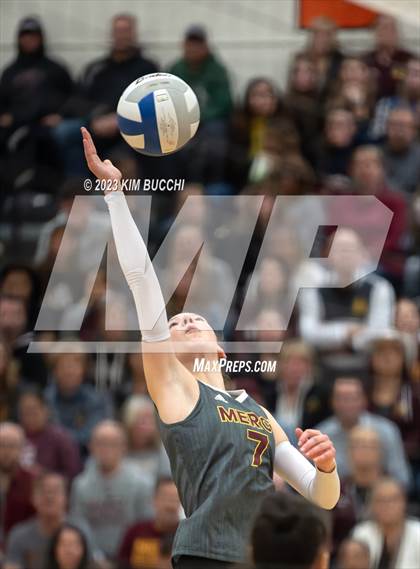 Thumbnail 1 in Marian vs. Mercy (MHSAA Division 1 Quadrant 4 Quarterfinal) photogallery.
