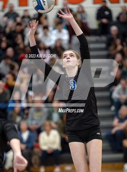 Thumbnail 1 in Marian vs. Mercy (MHSAA Division 1 Quadrant 4 Quarterfinal) photogallery.