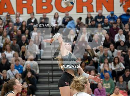 Thumbnail 2 in Marian vs. Mercy (MHSAA Division 1 Quadrant 4 Quarterfinal) photogallery.