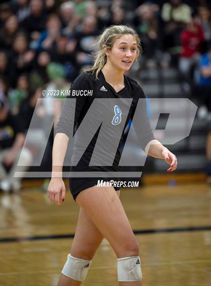 Thumbnail 1 in Marian vs. Mercy (MHSAA Division 1 Quadrant 4 Quarterfinal) photogallery.
