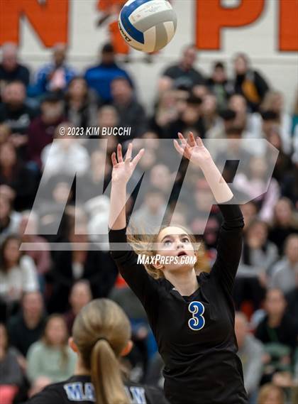 Thumbnail 1 in Marian vs. Mercy (MHSAA Division 1 Quadrant 4 Quarterfinal) photogallery.