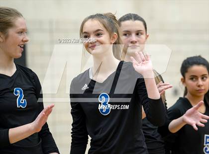 Thumbnail 1 in Marian vs. Mercy (MHSAA Division 1 Quadrant 4 Quarterfinal) photogallery.